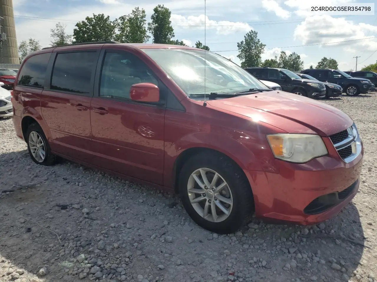 2014 Dodge Grand Caravan Sxt VIN: 2C4RDGCG5ER354798 Lot: 62827845