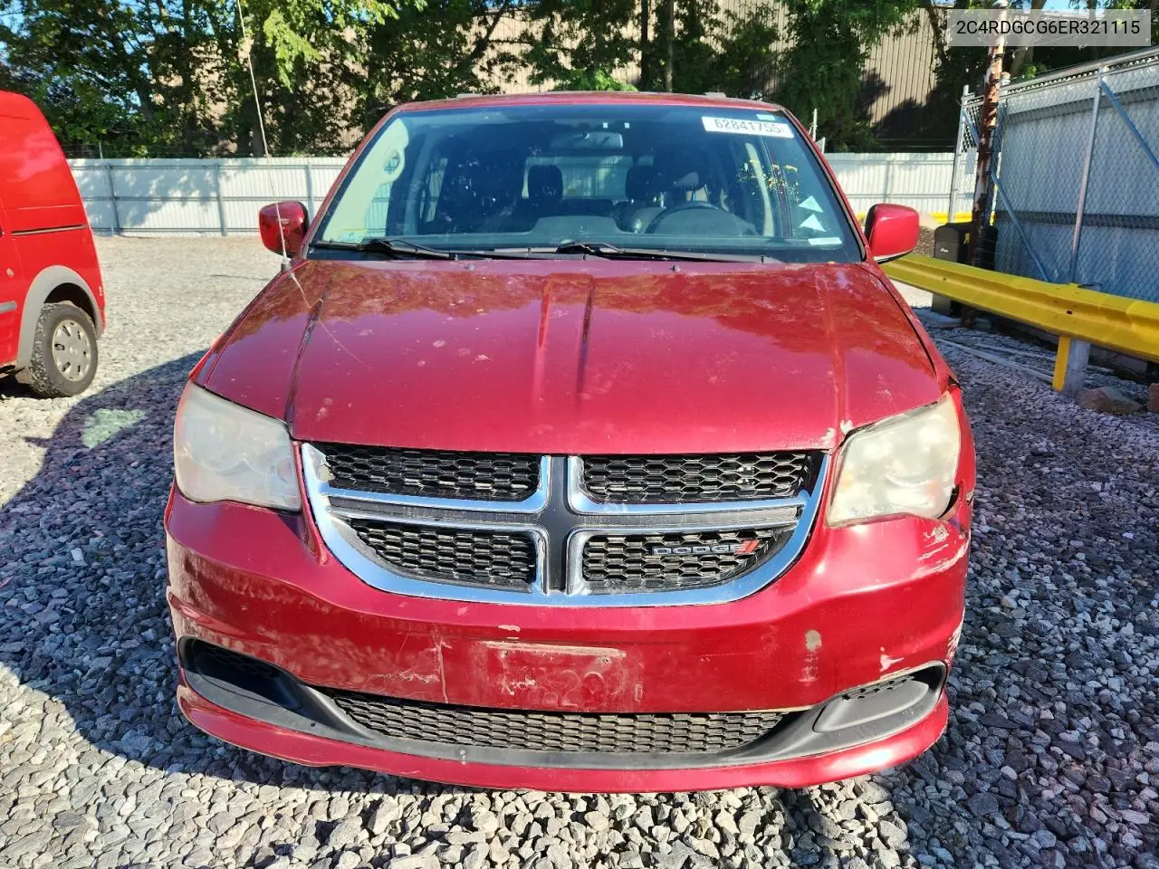 2014 Dodge Grand Caravan Sxt VIN: 2C4RDGCG6ER321115 Lot: 62841755