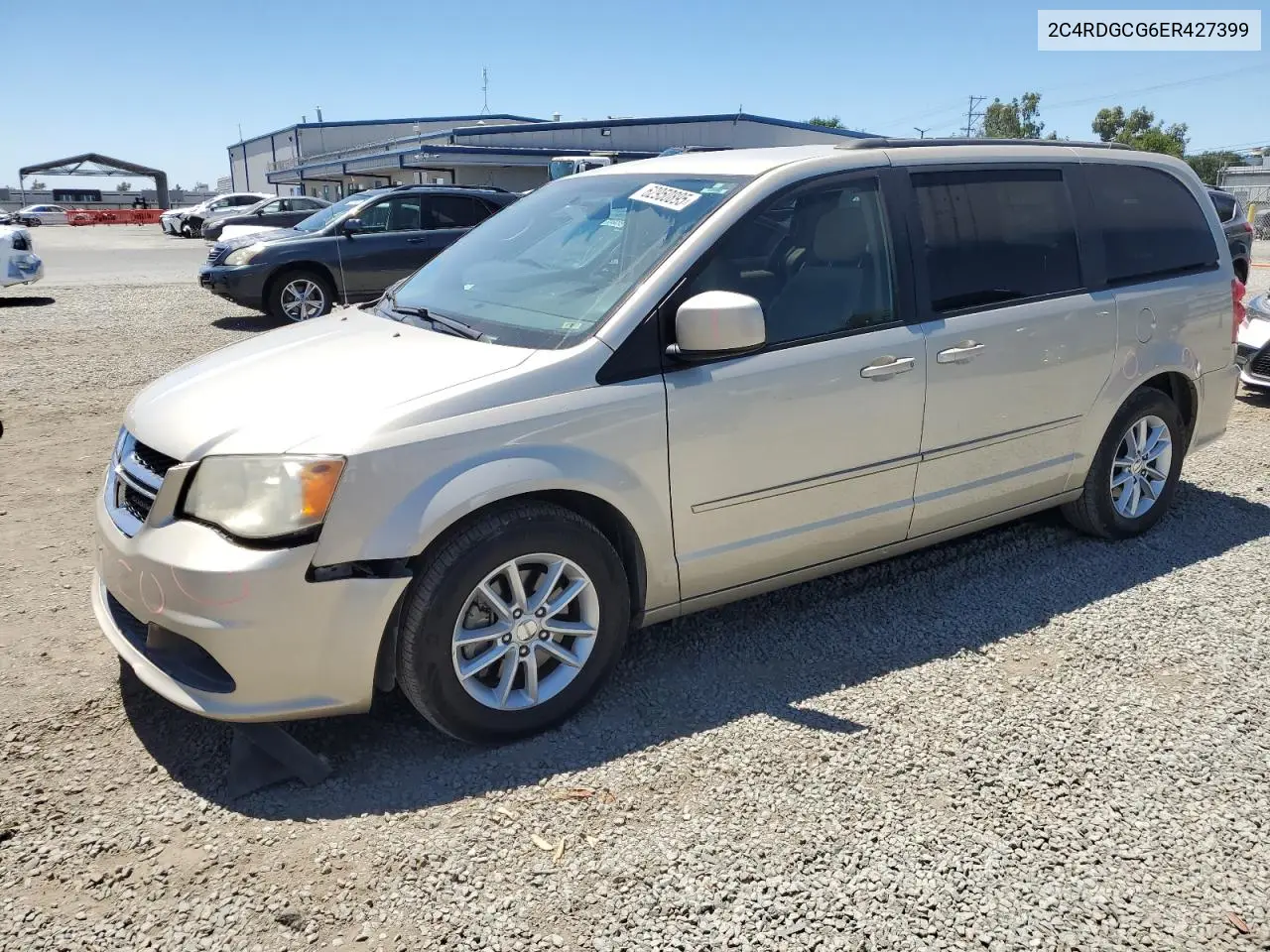 2014 Dodge Grand Caravan Sxt VIN: 2C4RDGCG6ER427399 Lot: 62950895