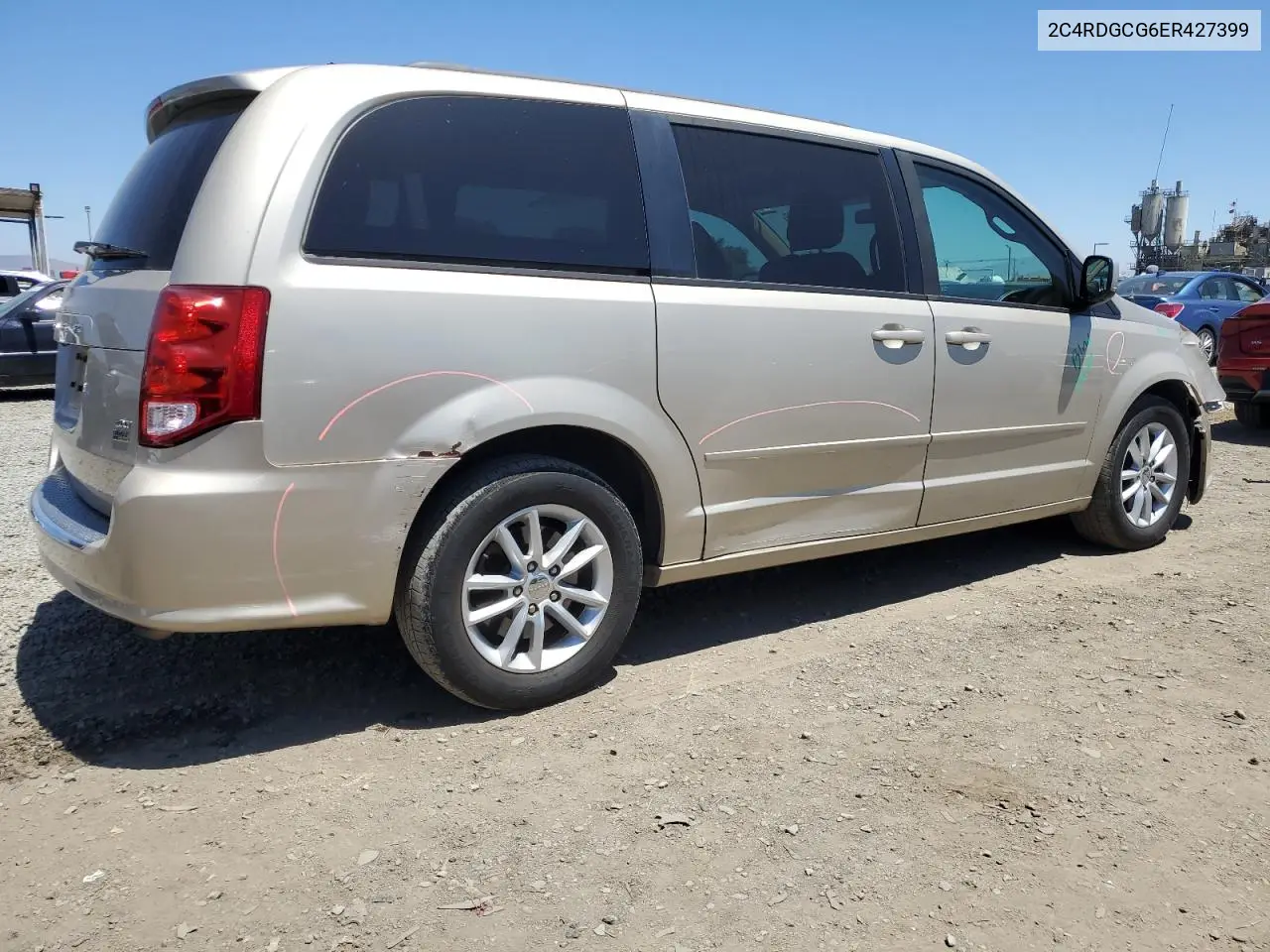 2014 Dodge Grand Caravan Sxt VIN: 2C4RDGCG6ER427399 Lot: 62950895