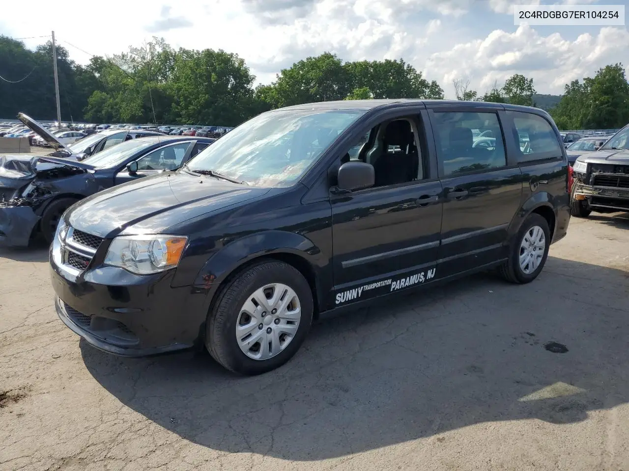 2014 Dodge Grand Caravan Se VIN: 2C4RDGBG7ER104254 Lot: 63157965