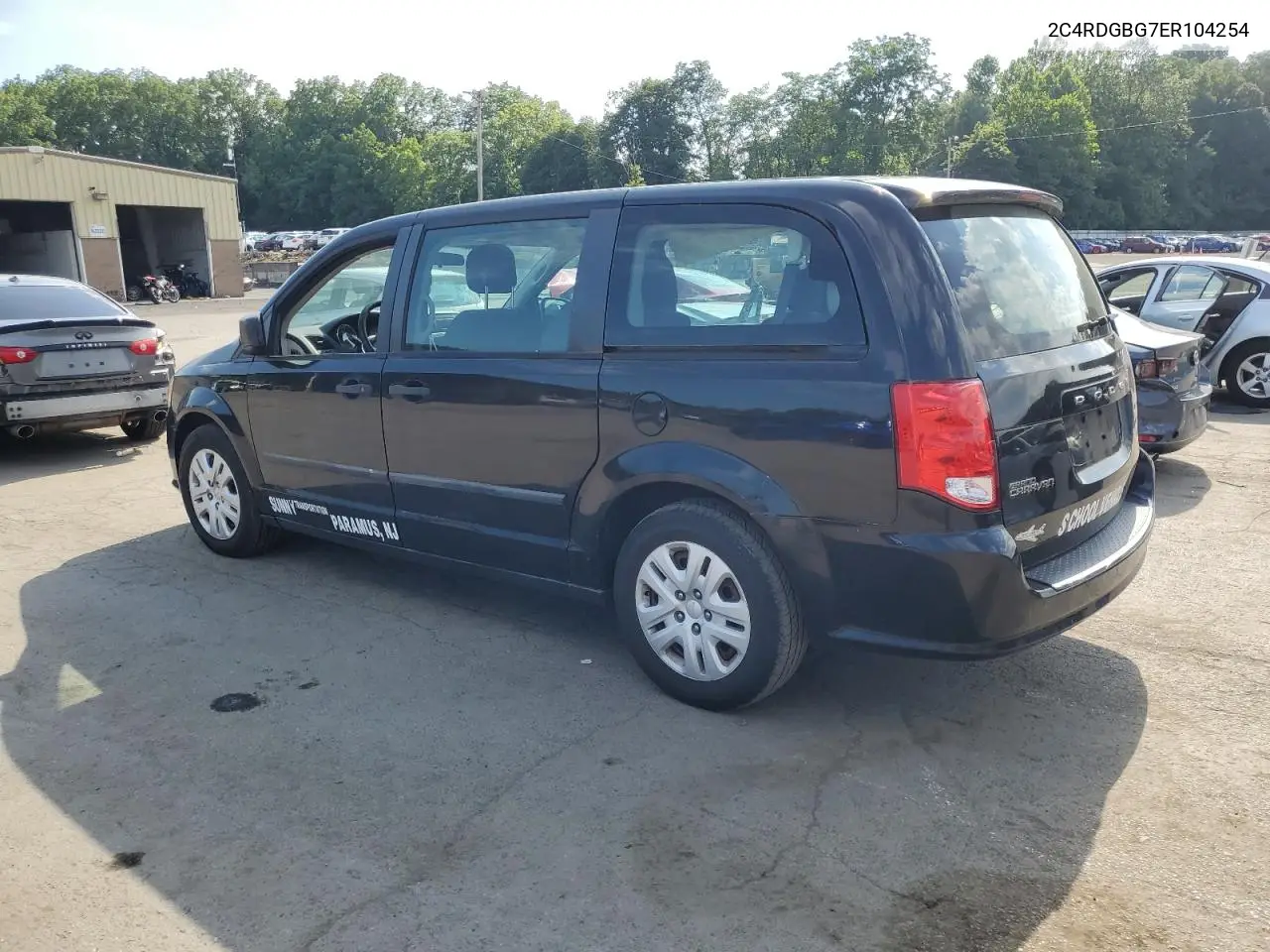 2014 Dodge Grand Caravan Se VIN: 2C4RDGBG7ER104254 Lot: 63157965