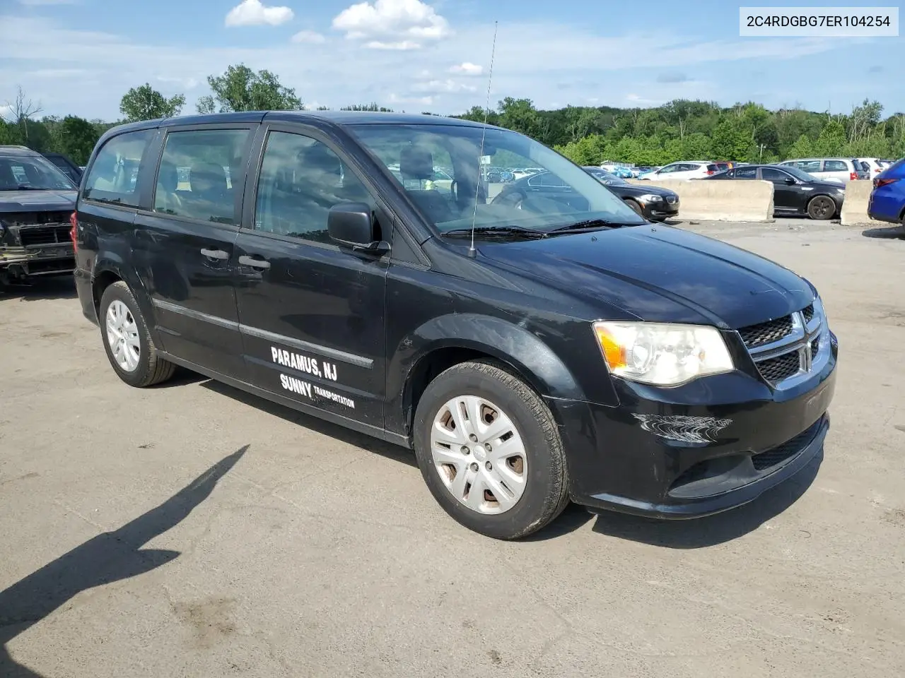 2014 Dodge Grand Caravan Se VIN: 2C4RDGBG7ER104254 Lot: 63157965