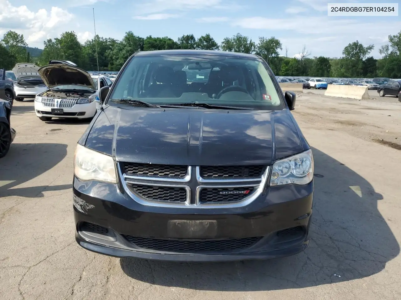 2014 Dodge Grand Caravan Se VIN: 2C4RDGBG7ER104254 Lot: 63157965