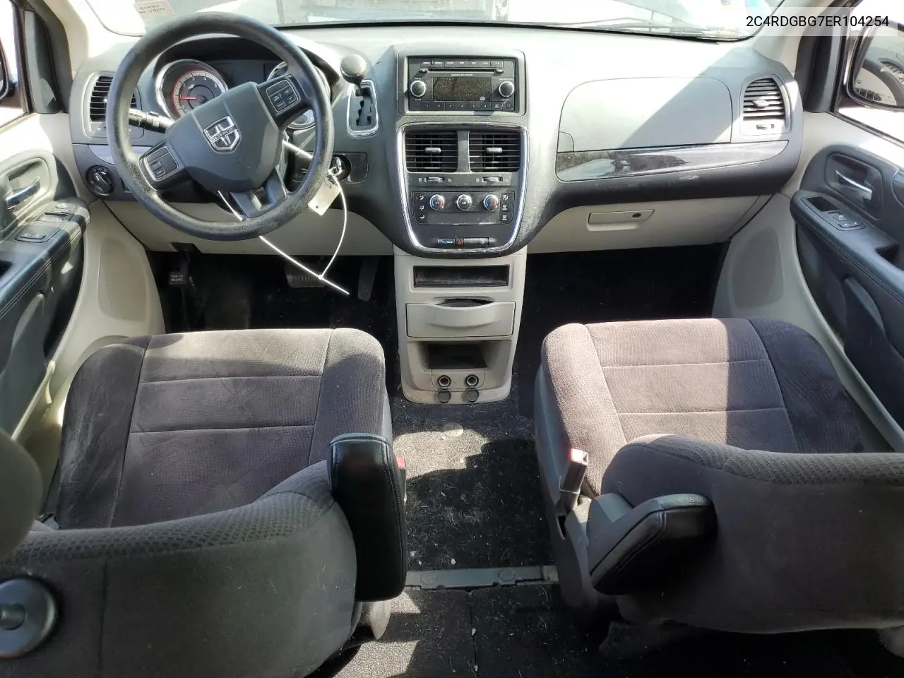2014 Dodge Grand Caravan Se VIN: 2C4RDGBG7ER104254 Lot: 63157965