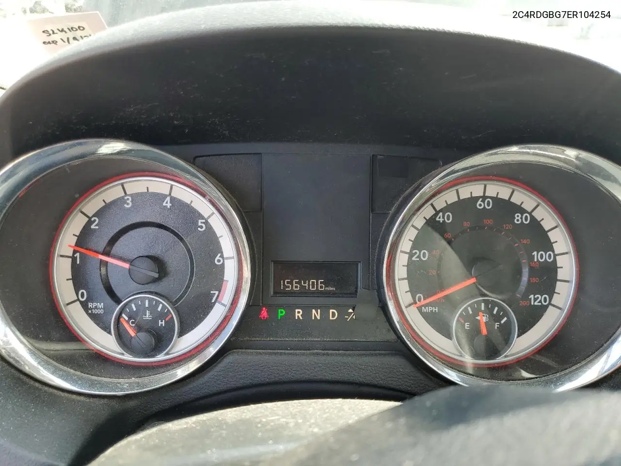 2014 Dodge Grand Caravan Se VIN: 2C4RDGBG7ER104254 Lot: 63157965