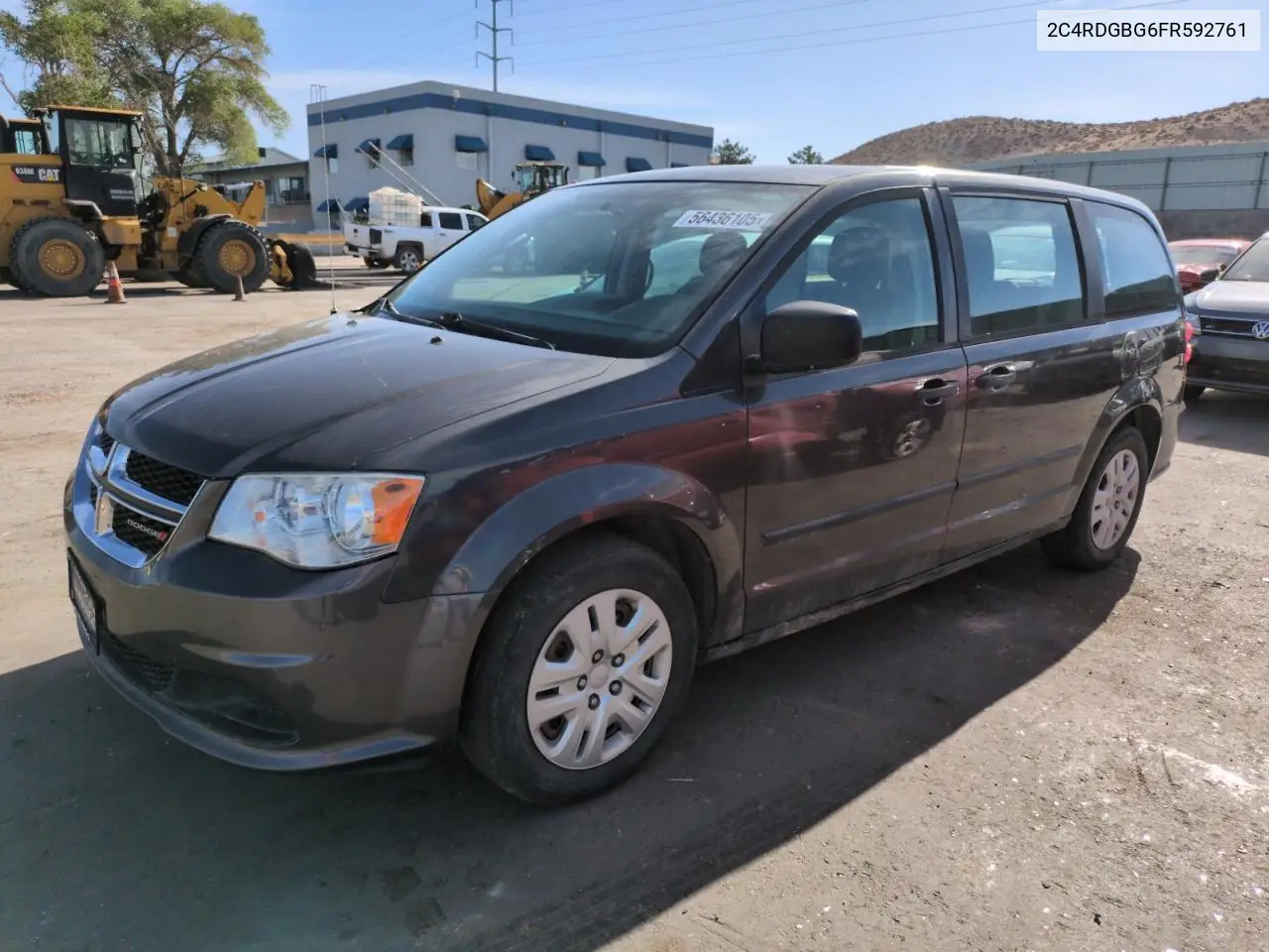 2015 Dodge Grand Caravan Se VIN: 2C4RDGBG6FR592761 Lot: 56436105