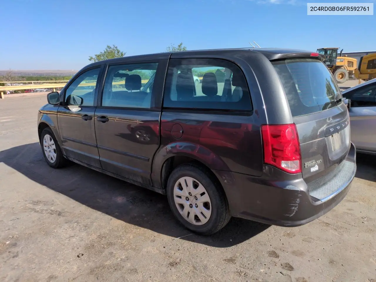 2015 Dodge Grand Caravan Se VIN: 2C4RDGBG6FR592761 Lot: 56436105