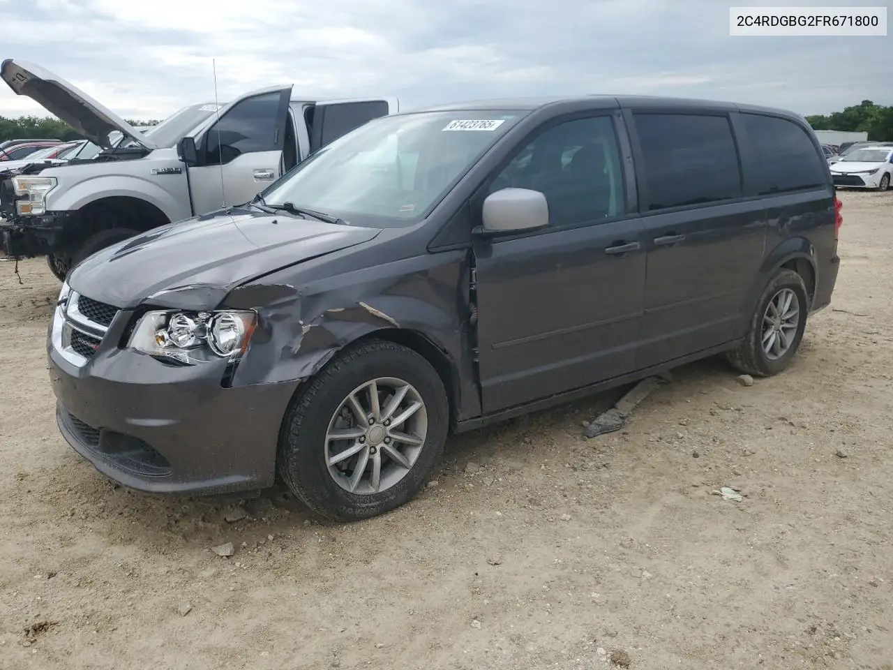 2015 Dodge Grand Caravan Se VIN: 2C4RDGBG2FR671800 Lot: 61423765