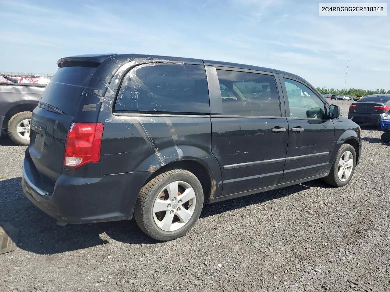 2015 Dodge Grand Caravan Se VIN: 2C4RDGBG2FR518348 Lot: 62380665