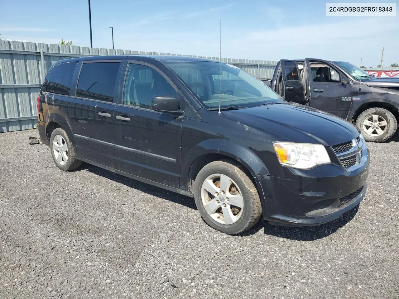 2015 Dodge Grand Caravan Se VIN: 2C4RDGBG2FR518348 Lot: 62380665