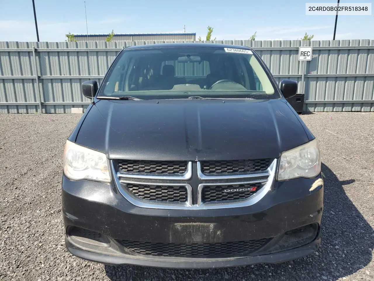 2015 Dodge Grand Caravan Se VIN: 2C4RDGBG2FR518348 Lot: 62380665