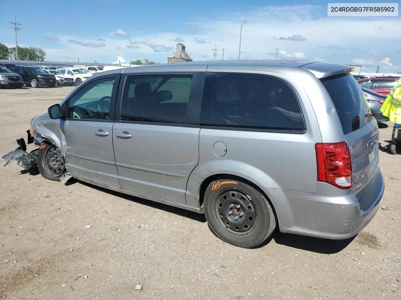 2015 Dodge Grand Caravan Se VIN: 2C4RDGBG7FR585902 Lot: 62406345