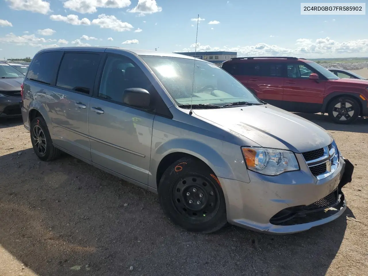 2015 Dodge Grand Caravan Se VIN: 2C4RDGBG7FR585902 Lot: 62406345