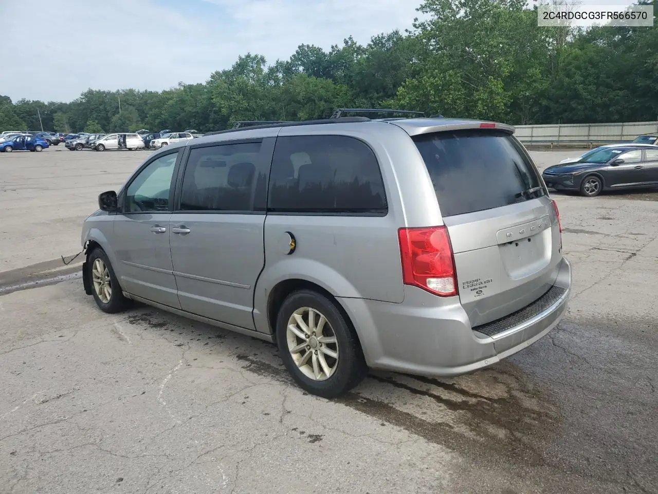 2015 Dodge Grand Caravan Sxt VIN: 2C4RDGCG3FR566570 Lot: 62950005