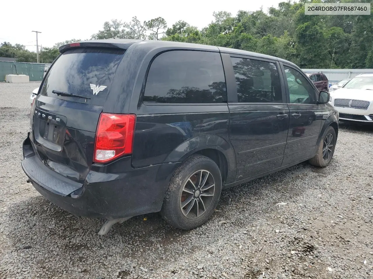 2015 Dodge Grand Caravan Se VIN: 2C4RDGBG7FR687460 Lot: 62958505