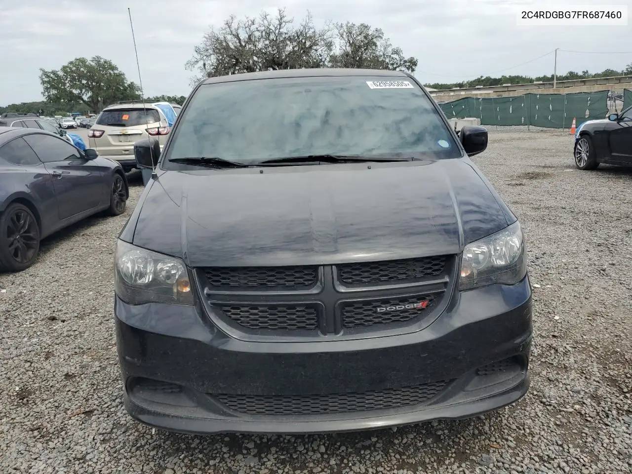 2015 Dodge Grand Caravan Se VIN: 2C4RDGBG7FR687460 Lot: 62958505