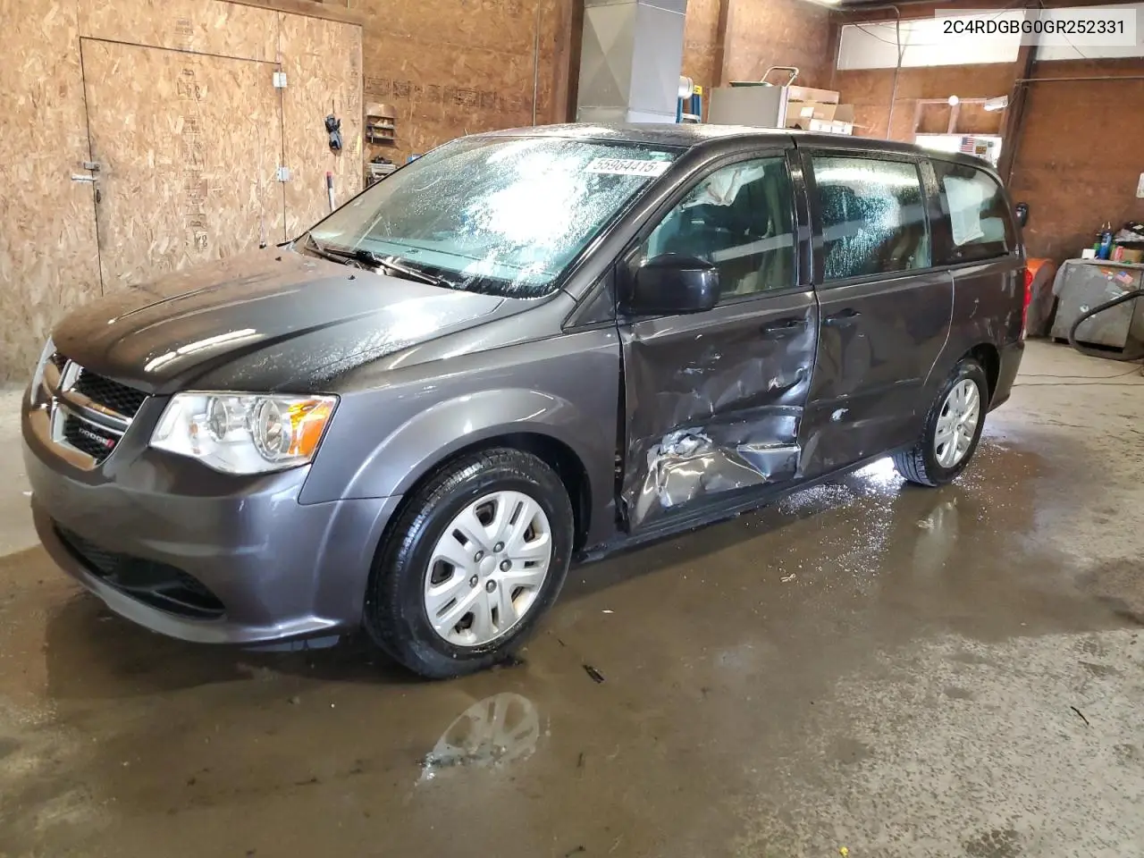 2016 Dodge Grand Caravan Se VIN: 2C4RDGBG0GR252331 Lot: 55964415