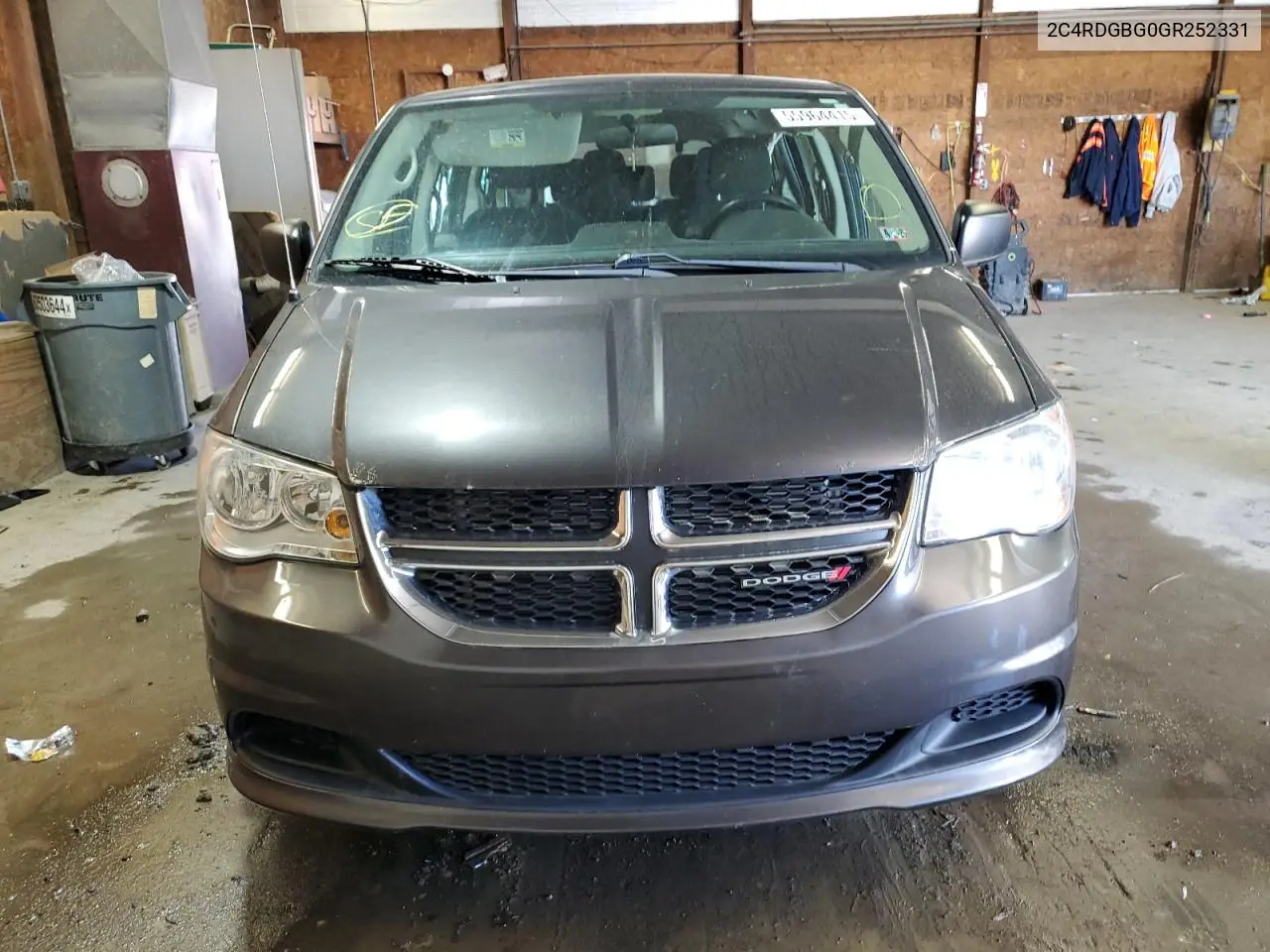 2016 Dodge Grand Caravan Se VIN: 2C4RDGBG0GR252331 Lot: 55964415