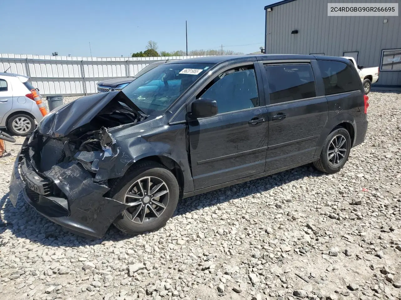 2016 Dodge Grand Caravan Se VIN: 2C4RDGBG9GR266695 Lot: 56201955