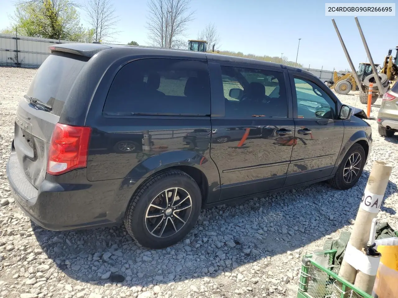 2016 Dodge Grand Caravan Se VIN: 2C4RDGBG9GR266695 Lot: 56201955