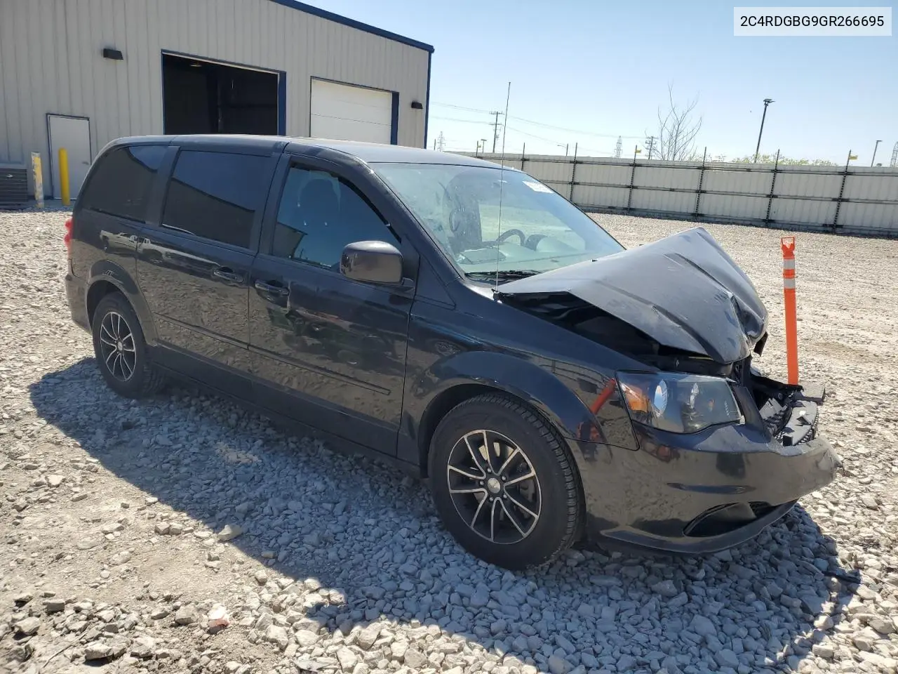 2016 Dodge Grand Caravan Se VIN: 2C4RDGBG9GR266695 Lot: 56201955