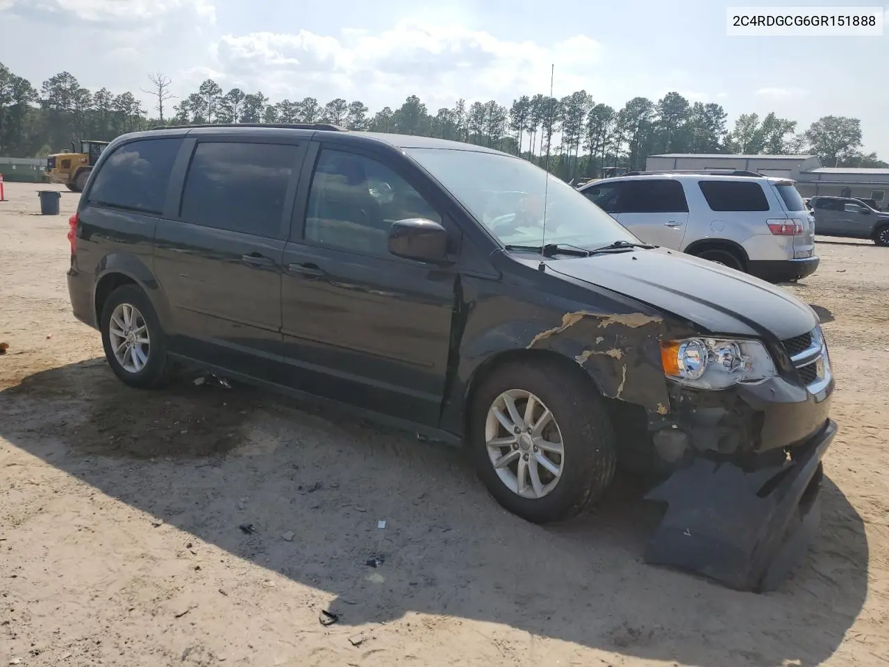 2016 Dodge Grand Caravan Sxt VIN: 2C4RDGCG6GR151888 Lot: 61725795