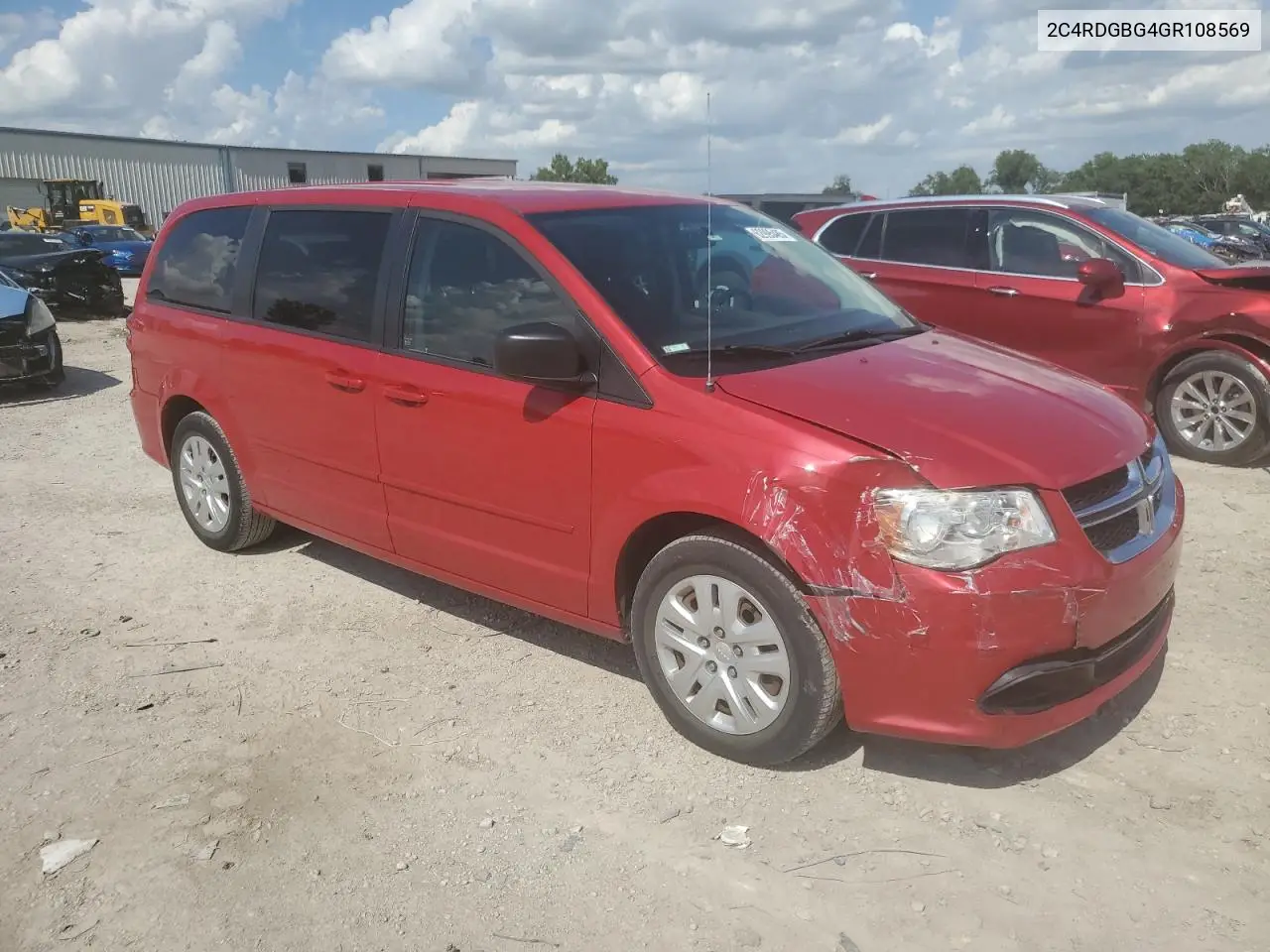 2016 Dodge Grand Caravan Se VIN: 2C4RDGBG4GR108569 Lot: 62995485
