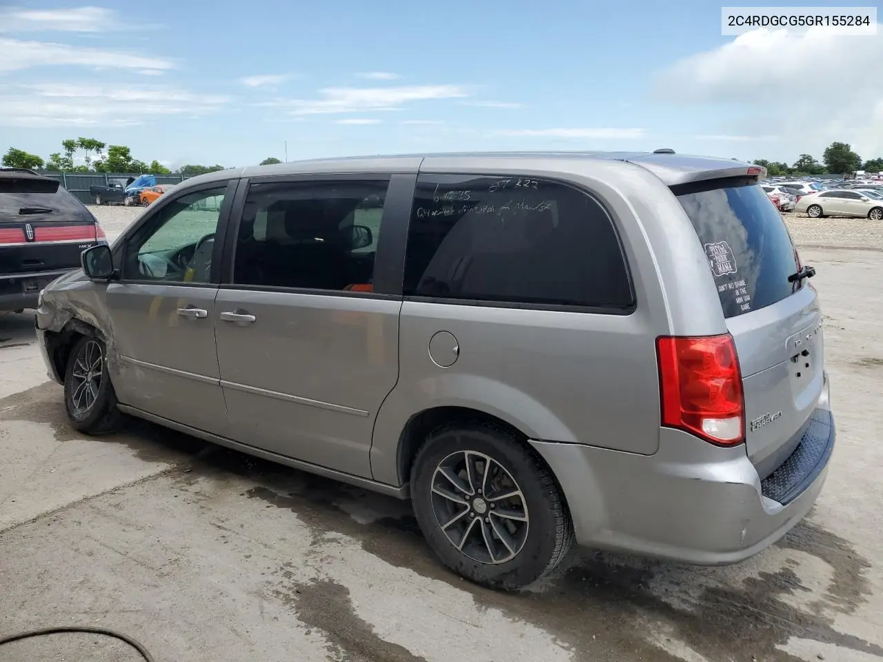 2016 Dodge Grand Caravan Sxt VIN: 2C4RDGCG5GR155284 Lot: 63072315