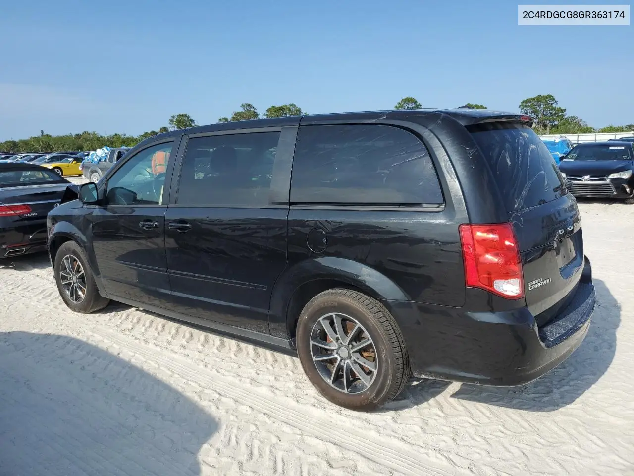 2016 Dodge Grand Caravan Sxt VIN: 2C4RDGCG8GR363174 Lot: 80880664