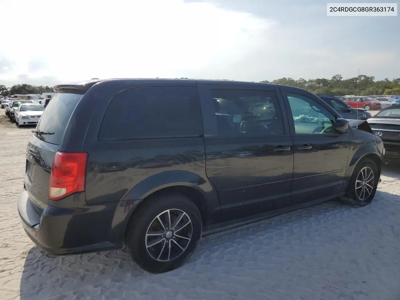 2016 Dodge Grand Caravan Sxt VIN: 2C4RDGCG8GR363174 Lot: 80880664