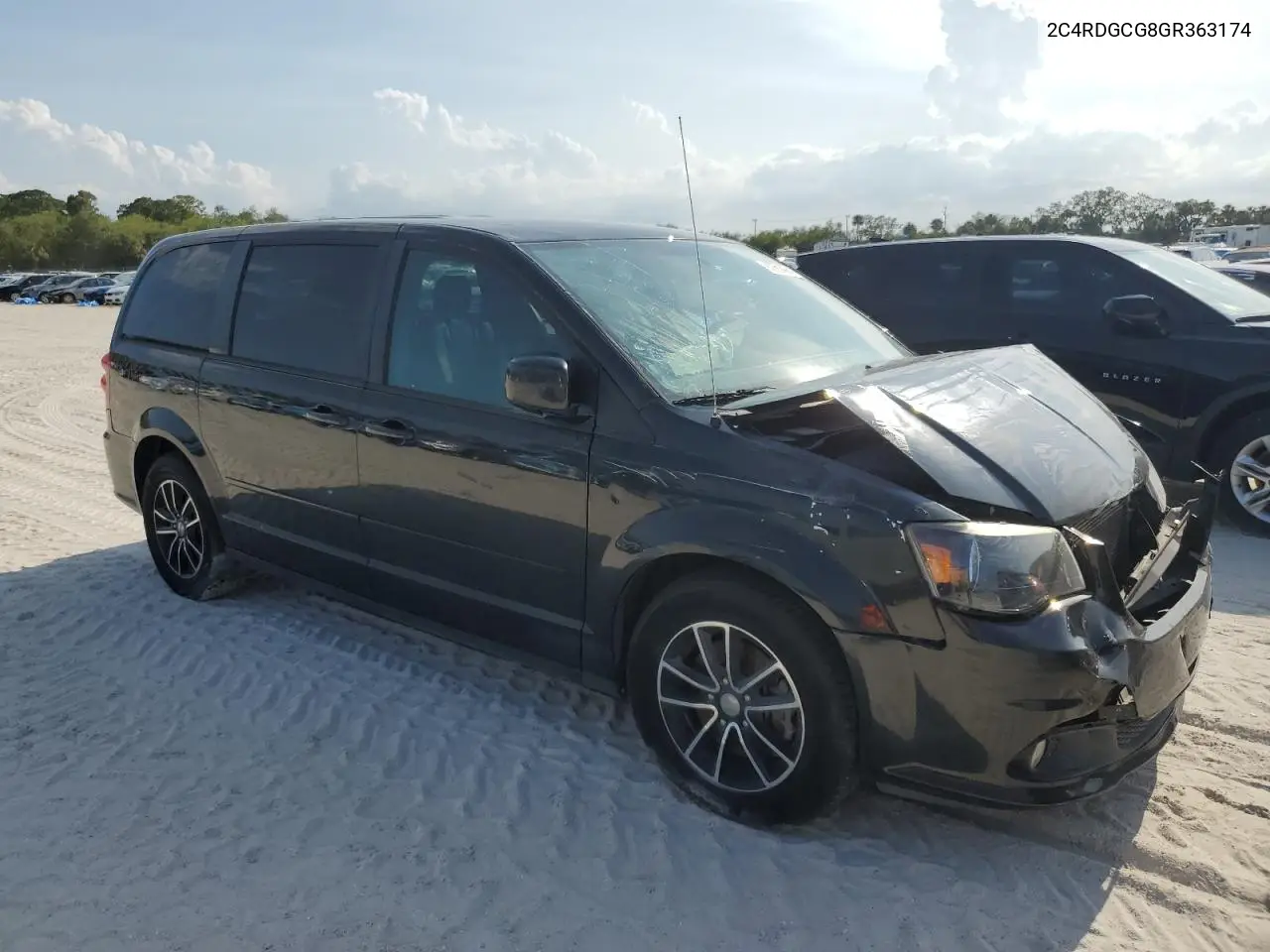 2016 Dodge Grand Caravan Sxt VIN: 2C4RDGCG8GR363174 Lot: 80880664