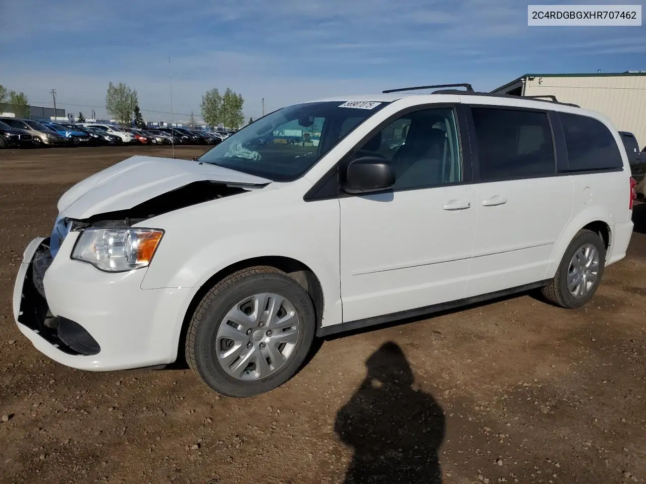 2017 Dodge Grand Caravan Se VIN: 2C4RDGBGXHR707462 Lot: 56907075