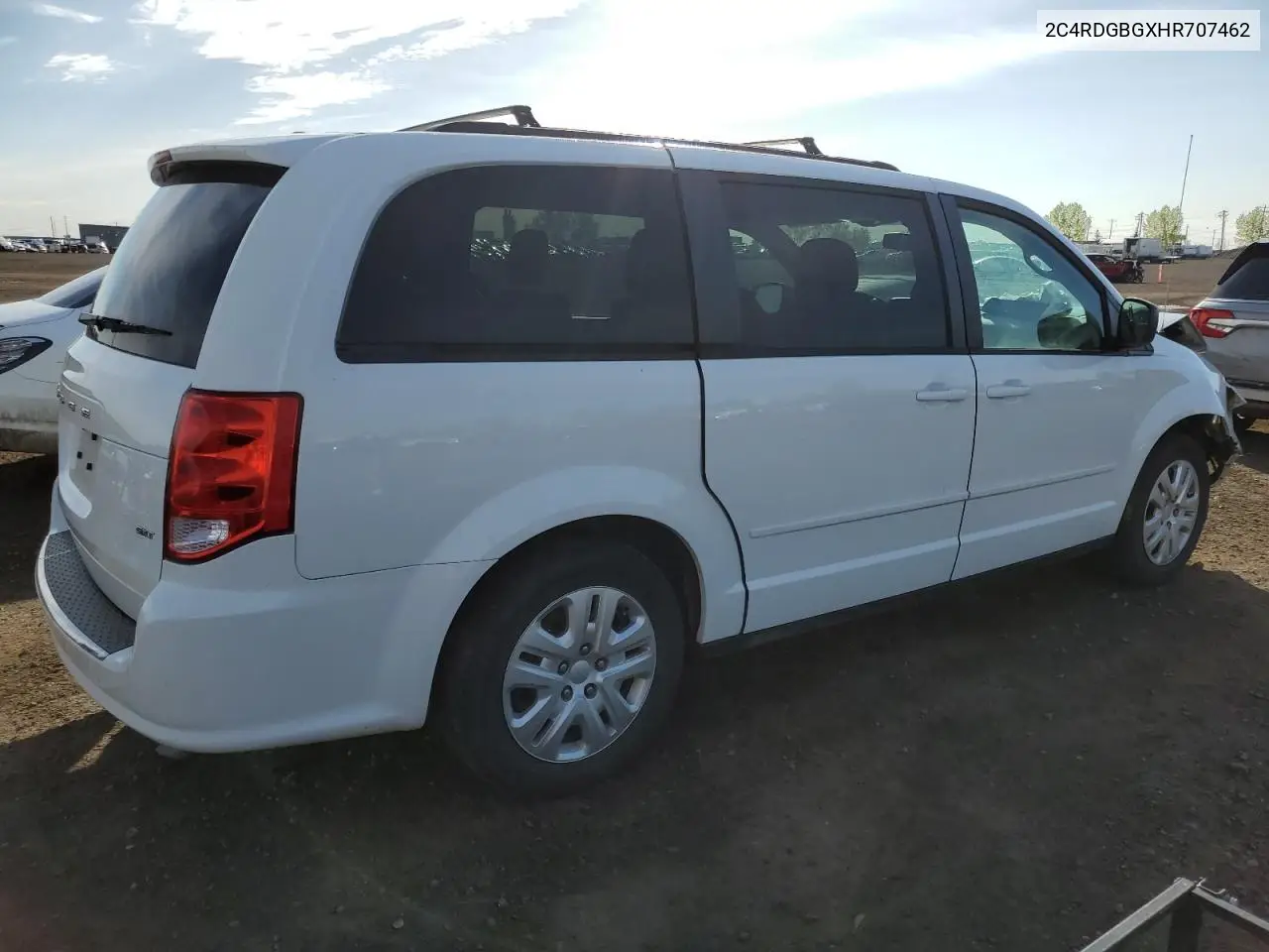 2017 Dodge Grand Caravan Se VIN: 2C4RDGBGXHR707462 Lot: 56907075