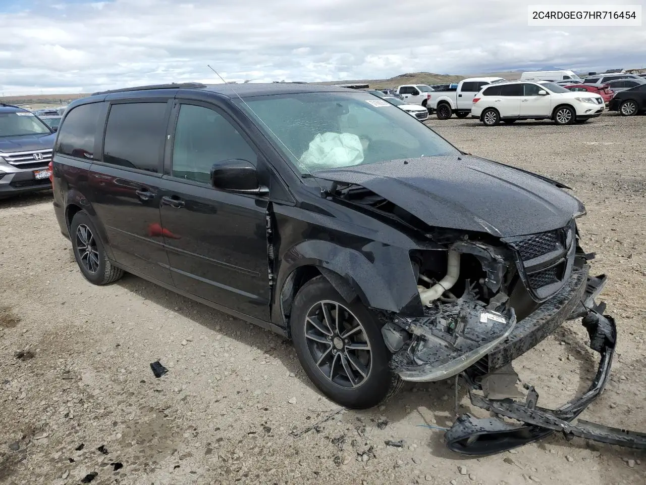 2017 Dodge Grand Caravan Gt VIN: 2C4RDGEG7HR716454 Lot: 57168285