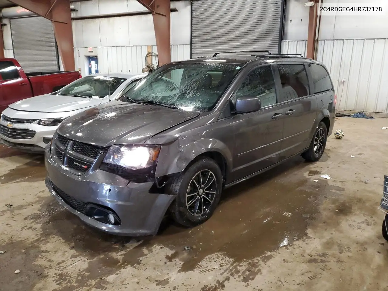 2017 Dodge Grand Caravan Gt VIN: 2C4RDGEG4HR737178 Lot: 60308145