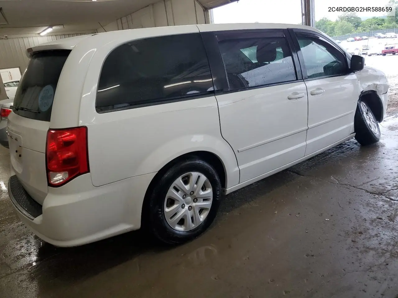 2017 Dodge Grand Caravan Se VIN: 2C4RDGBG2HR588659 Lot: 61595425