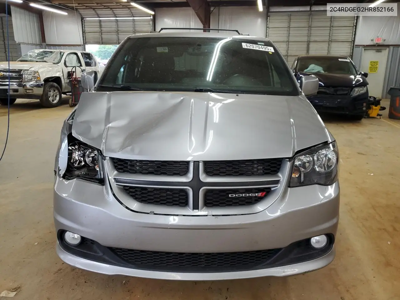 2017 Dodge Grand Caravan Gt VIN: 2C4RDGEG2HR852166 Lot: 62070495
