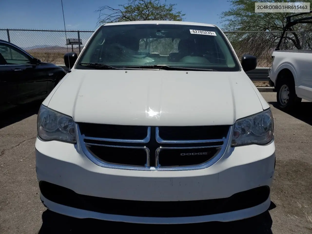 2017 Dodge Grand Caravan Se VIN: 2C4RDGBG1HR615463 Lot: 62785235