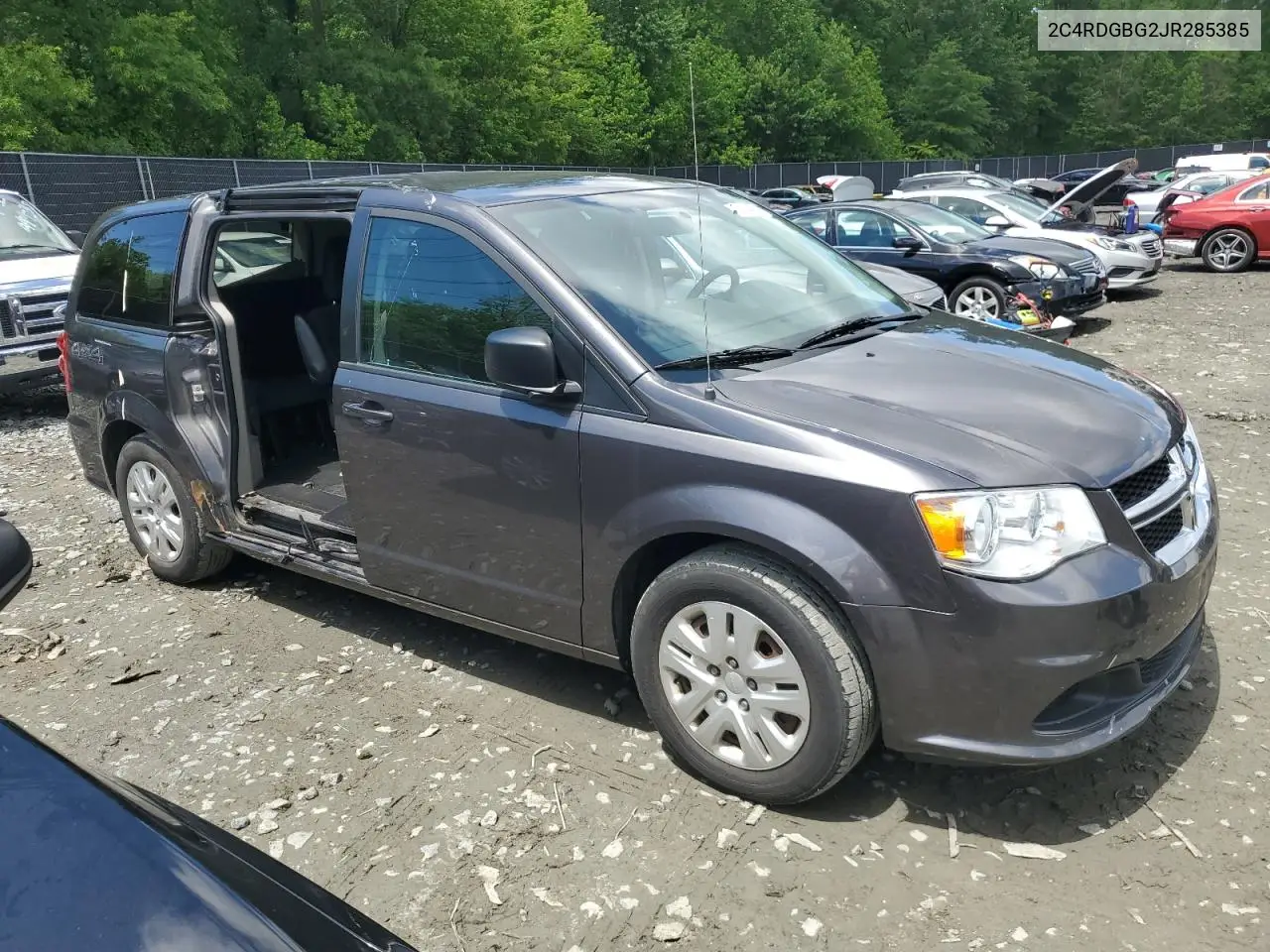 2018 Dodge Grand Caravan Se VIN: 2C4RDGBG2JR285385 Lot: 55598495