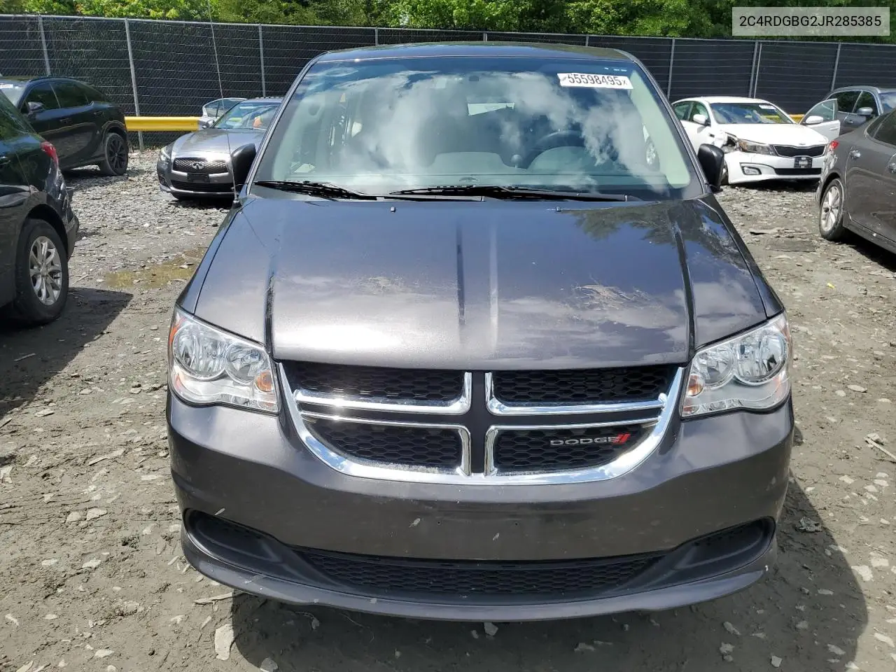2018 Dodge Grand Caravan Se VIN: 2C4RDGBG2JR285385 Lot: 55598495