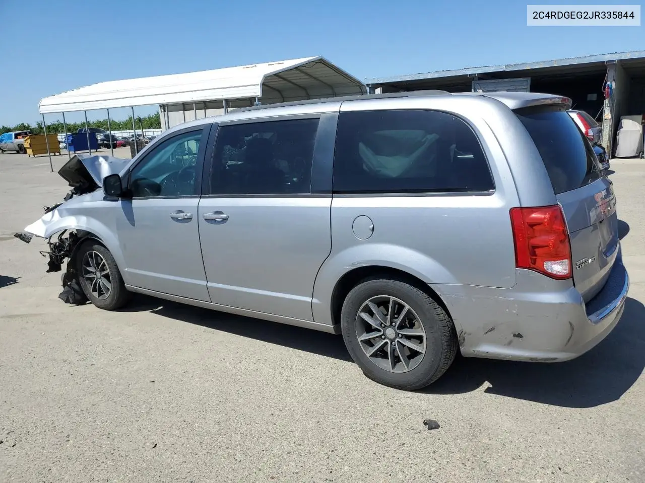 2018 Dodge Grand Caravan Gt VIN: 2C4RDGEG2JR335844 Lot: 56764915
