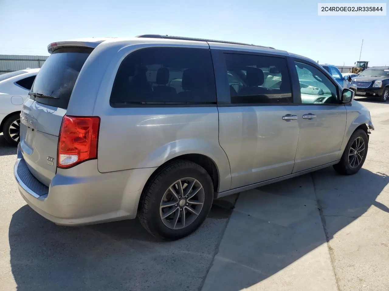 2018 Dodge Grand Caravan Gt VIN: 2C4RDGEG2JR335844 Lot: 56764915