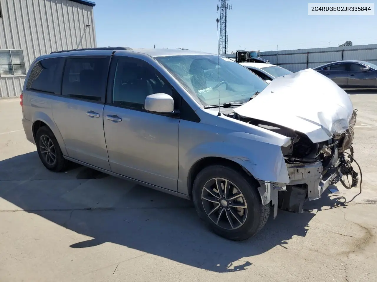 2018 Dodge Grand Caravan Gt VIN: 2C4RDGEG2JR335844 Lot: 56764915
