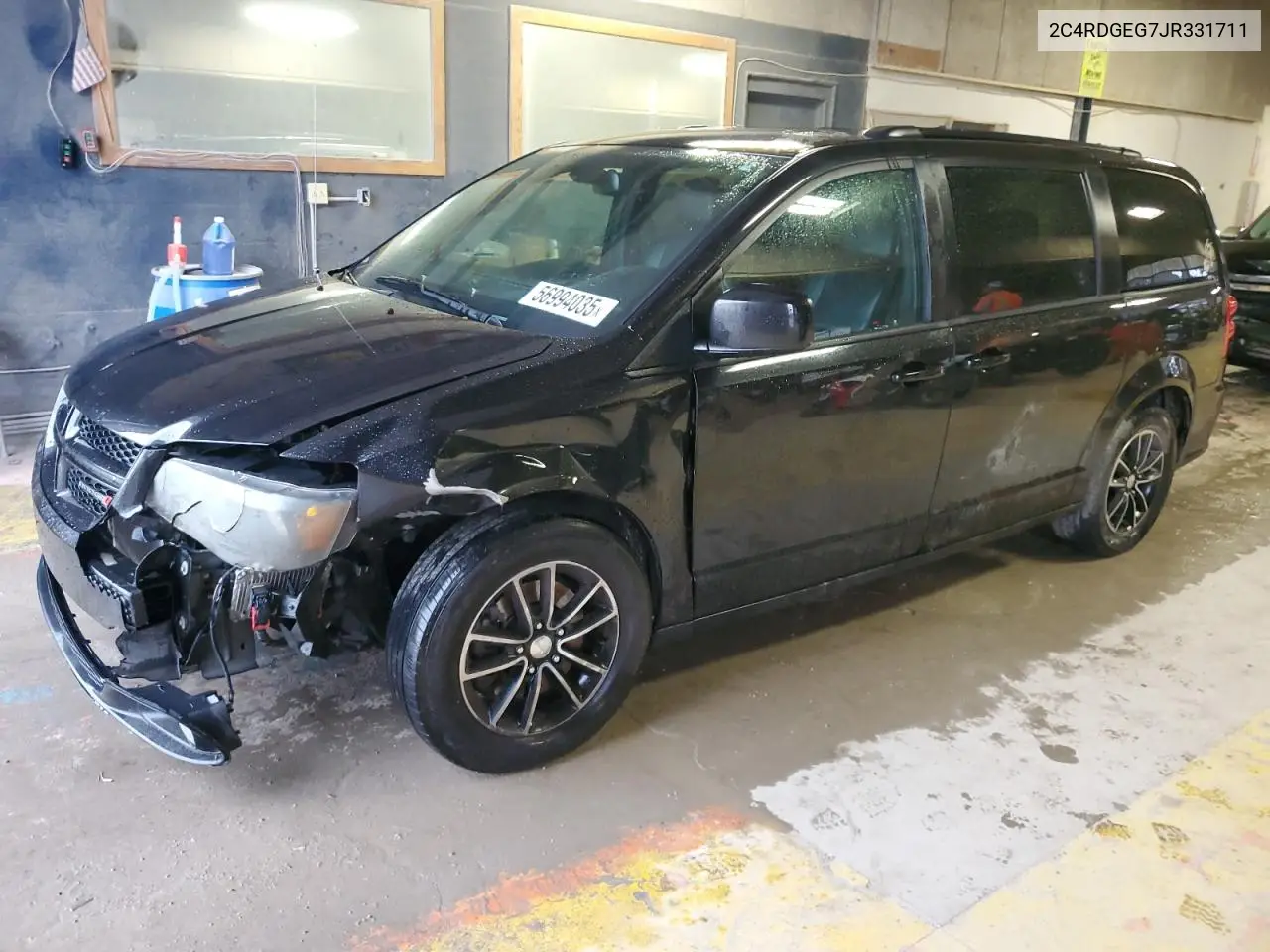 2018 Dodge Grand Caravan Gt VIN: 2C4RDGEG7JR331711 Lot: 56994035