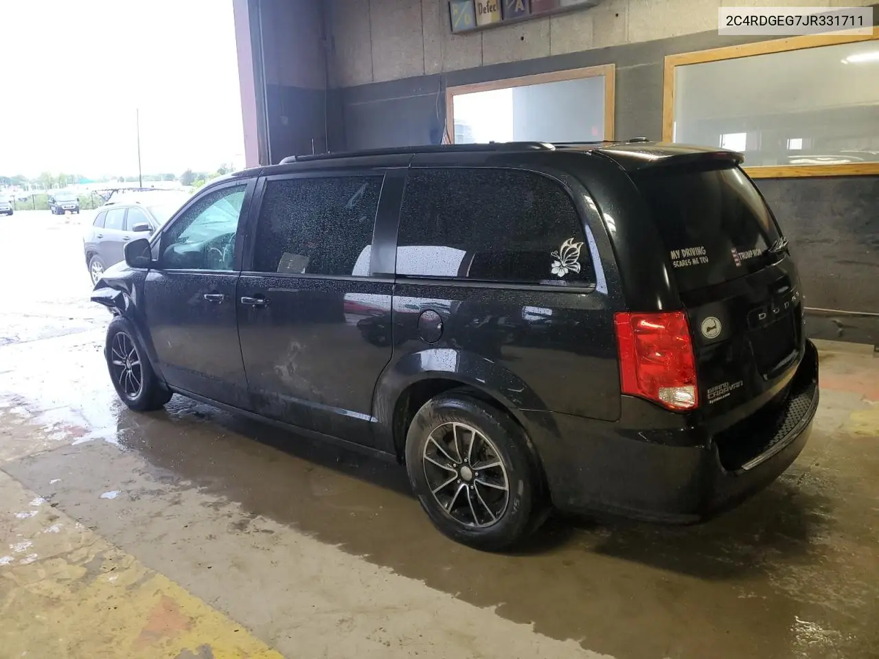 2018 Dodge Grand Caravan Gt VIN: 2C4RDGEG7JR331711 Lot: 56994035