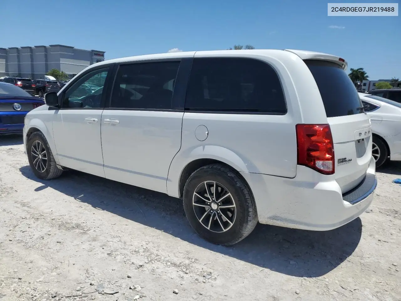 2018 Dodge Grand Caravan Gt VIN: 2C4RDGEG7JR219488 Lot: 57218345