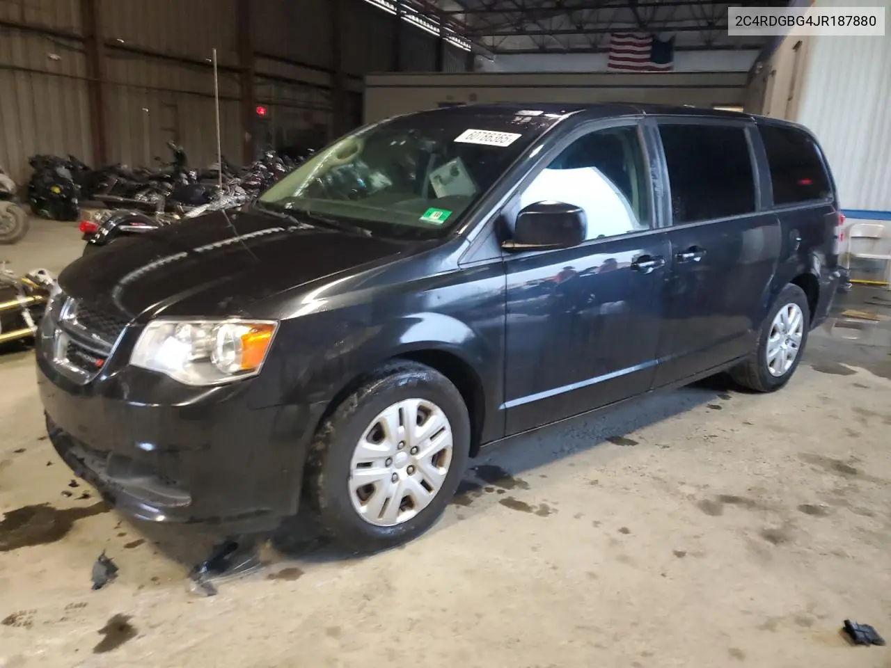 2018 Dodge Grand Caravan Se VIN: 2C4RDGBG4JR187880 Lot: 60786365