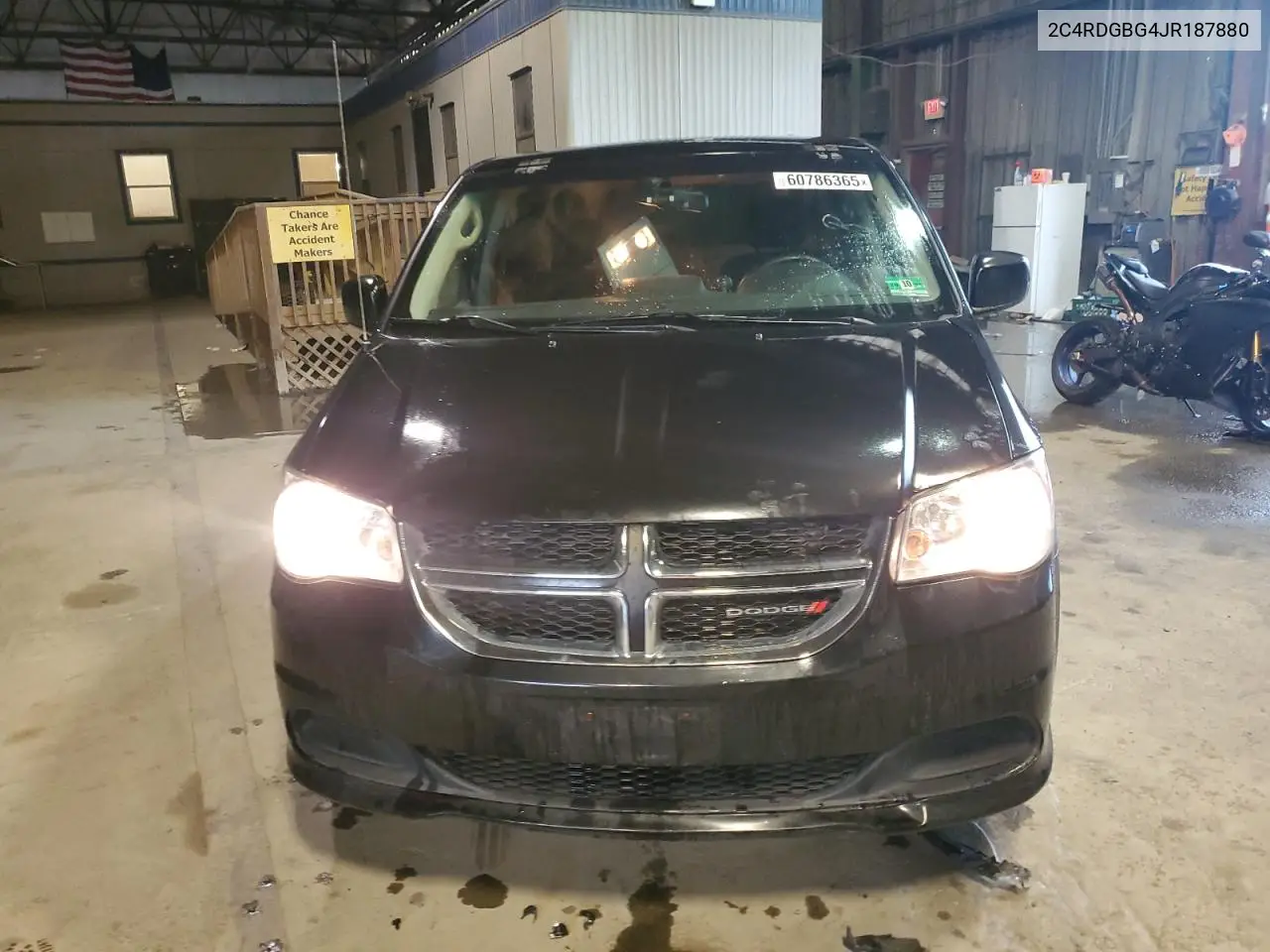2018 Dodge Grand Caravan Se VIN: 2C4RDGBG4JR187880 Lot: 60786365