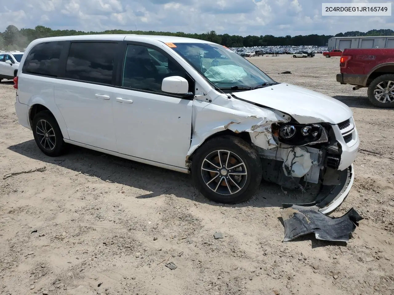 2018 Dodge Grand Caravan Gt VIN: 2C4RDGEG1JR165749 Lot: 62516345
